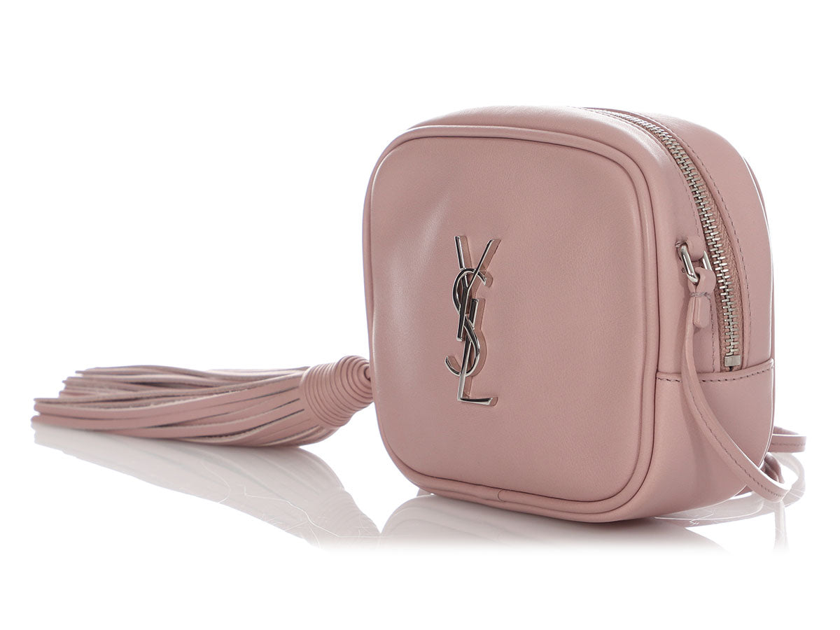 Saint Laurent Monogram Blogger Bag - Pink Crossbody Bags, Handbags -  SNT241405