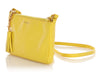 Saint Laurent Yellow Teen Monogram Crossbody Bag