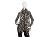 YSL Leopard Print Silk Scarf