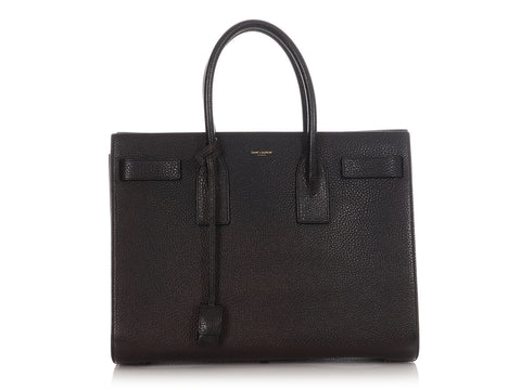 Saint Laurent Black Sac De Jour