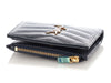 Saint Laurent Navy Grain de Poudre Compact Wallet