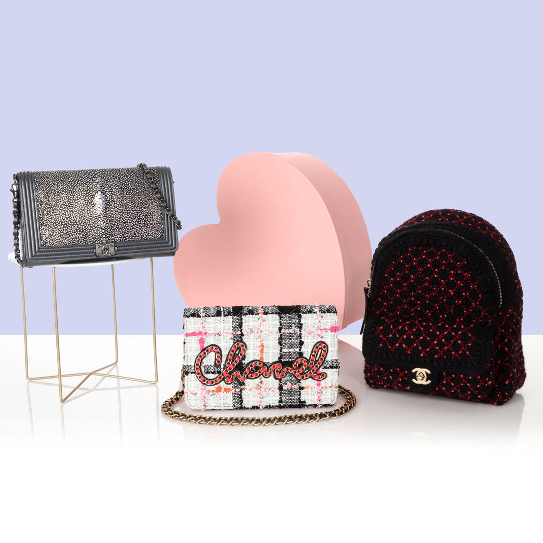 Hannah Mini Pink Tweed Bag – Lunisol Store