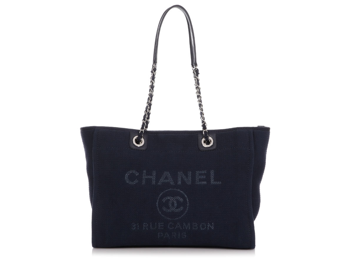 Chanel Small Mixed Fibers Deauville Tote - Ann's Fabulous Finds