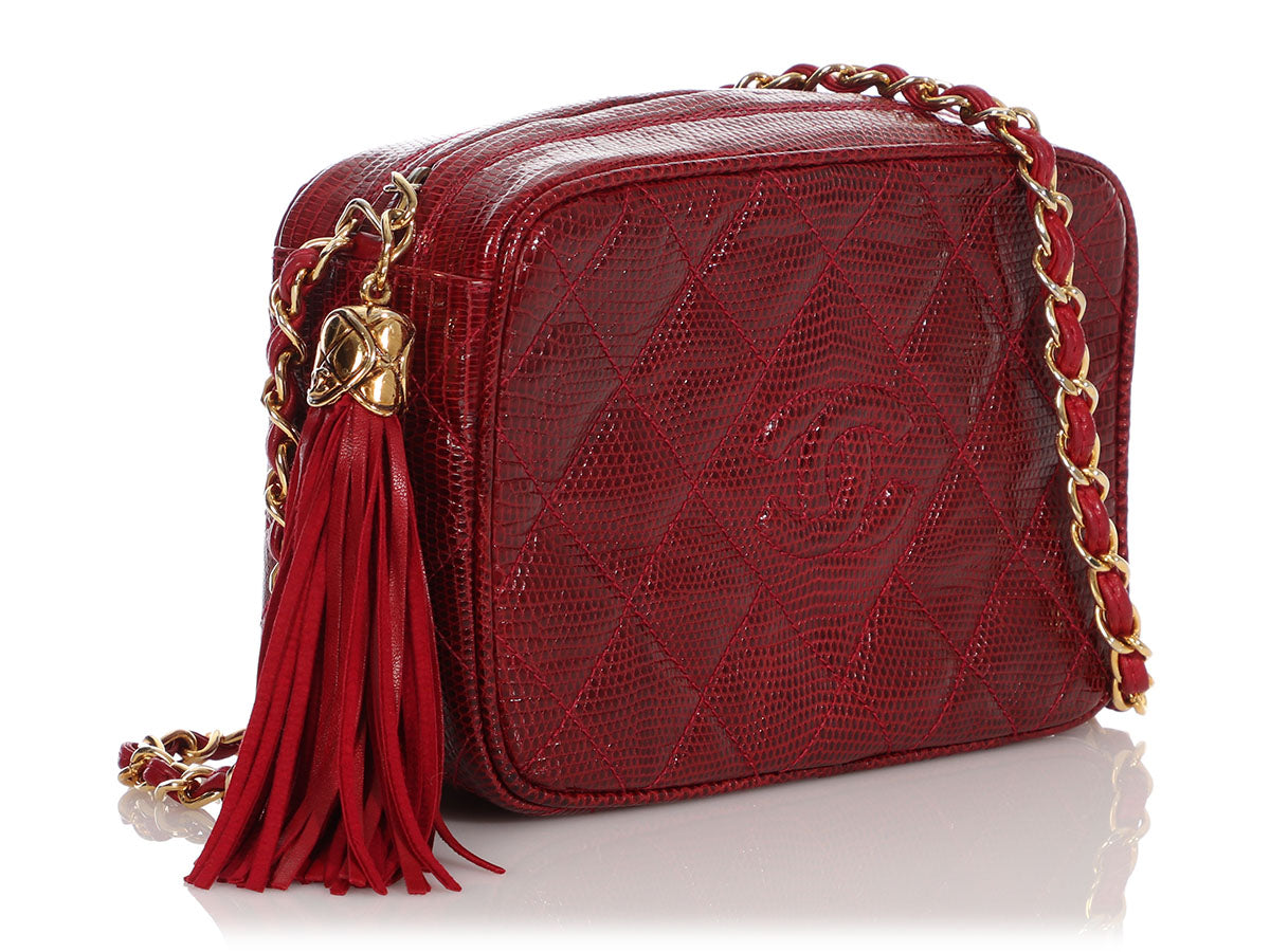 Vintage Chanel Red Camera Bag