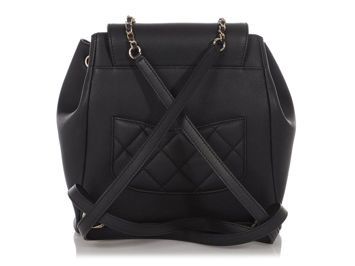Chanel 2019 Business Affinity Backpack - Blue Backpacks, Handbags