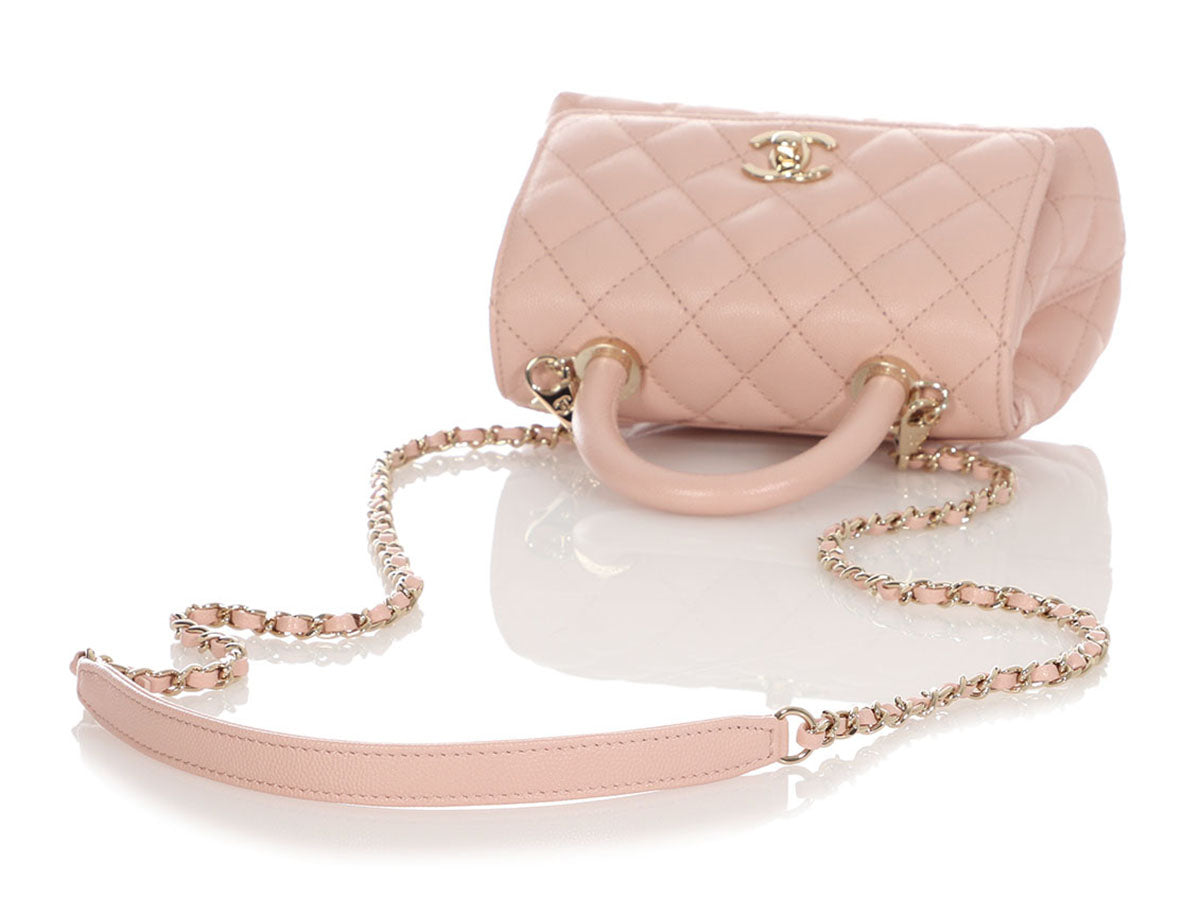 CHANEL Caviar Quilted Business Affinity Clutch With Chain Flap Pink |  FASHIONPHILE
