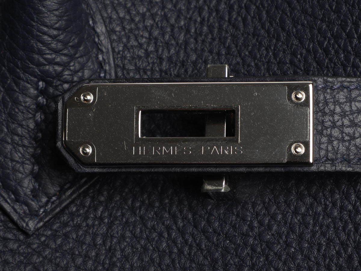 Hermes Birkin 30 Bleu Nuit - 2 For Sale on 1stDibs