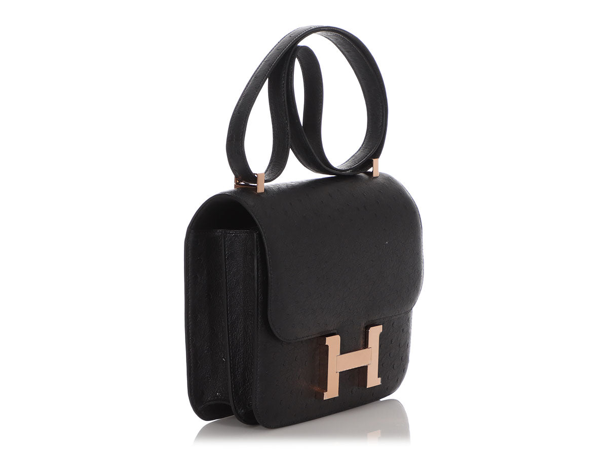 Hermes, Bags, New Hermes Constance Mini 8 Ostrich Gris Perle