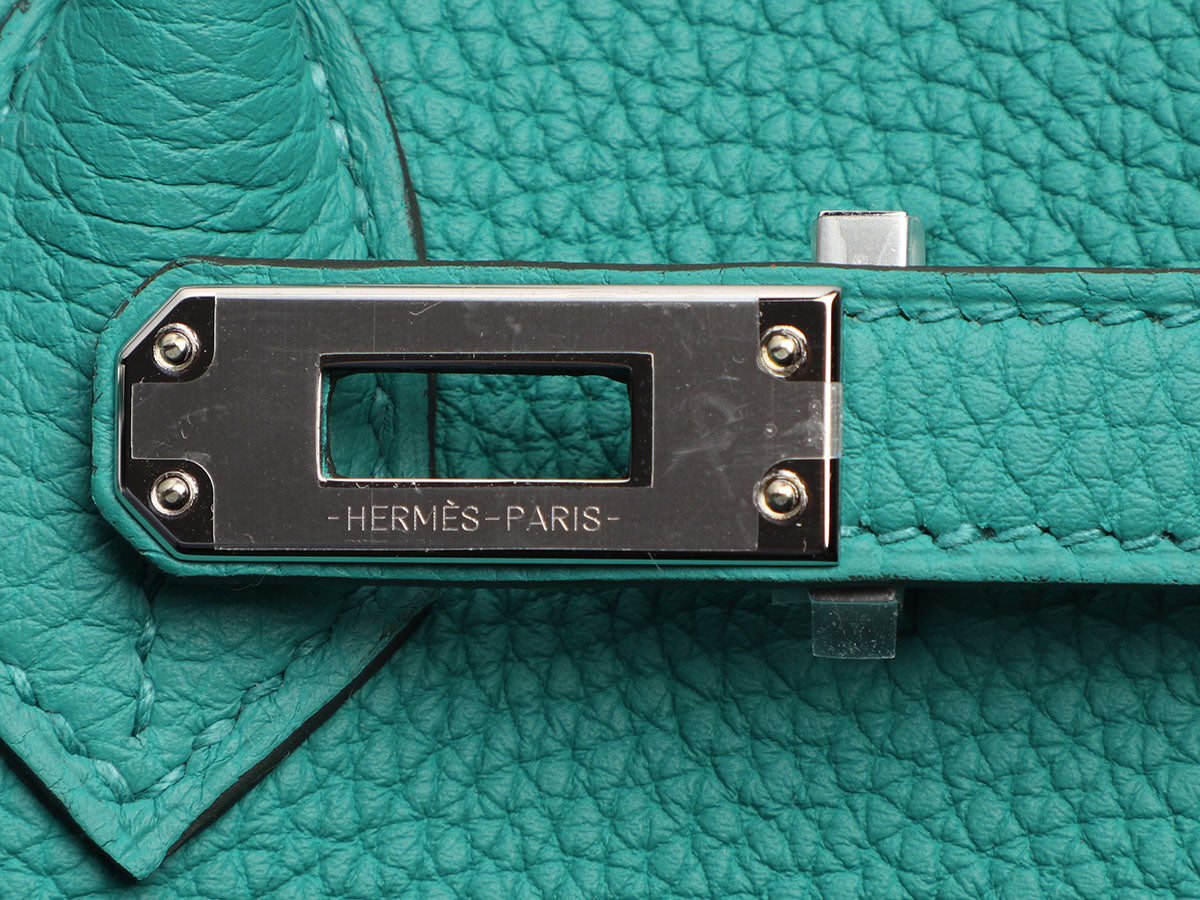 Hermes Birkin Verso bag 25 Blue royal/ Capucine Togo leather