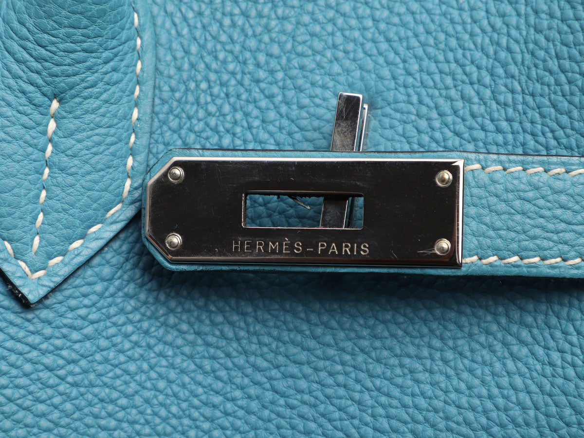ViaAnabel - #MondayBlues Hermes Birkin 35 in Blue Jean