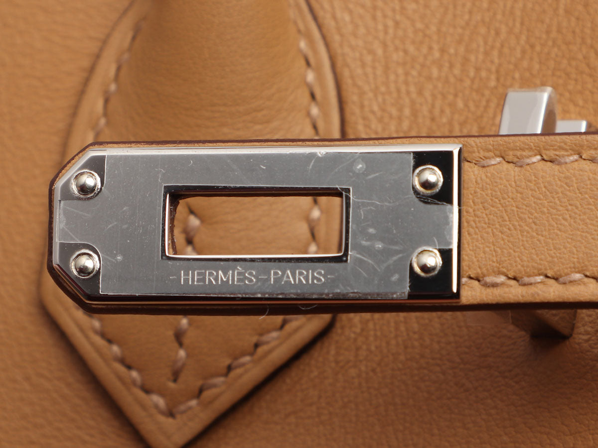 Hermès Birkin 25 Limited Edition 2021 In And Out Swift Biscuit PHW