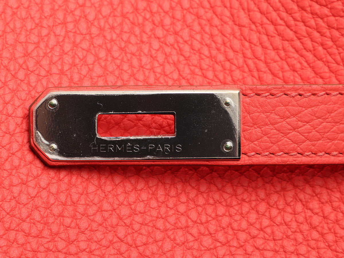 Hermes Birkin bag 30 Rose jaipur Clemence leather Gold hardware