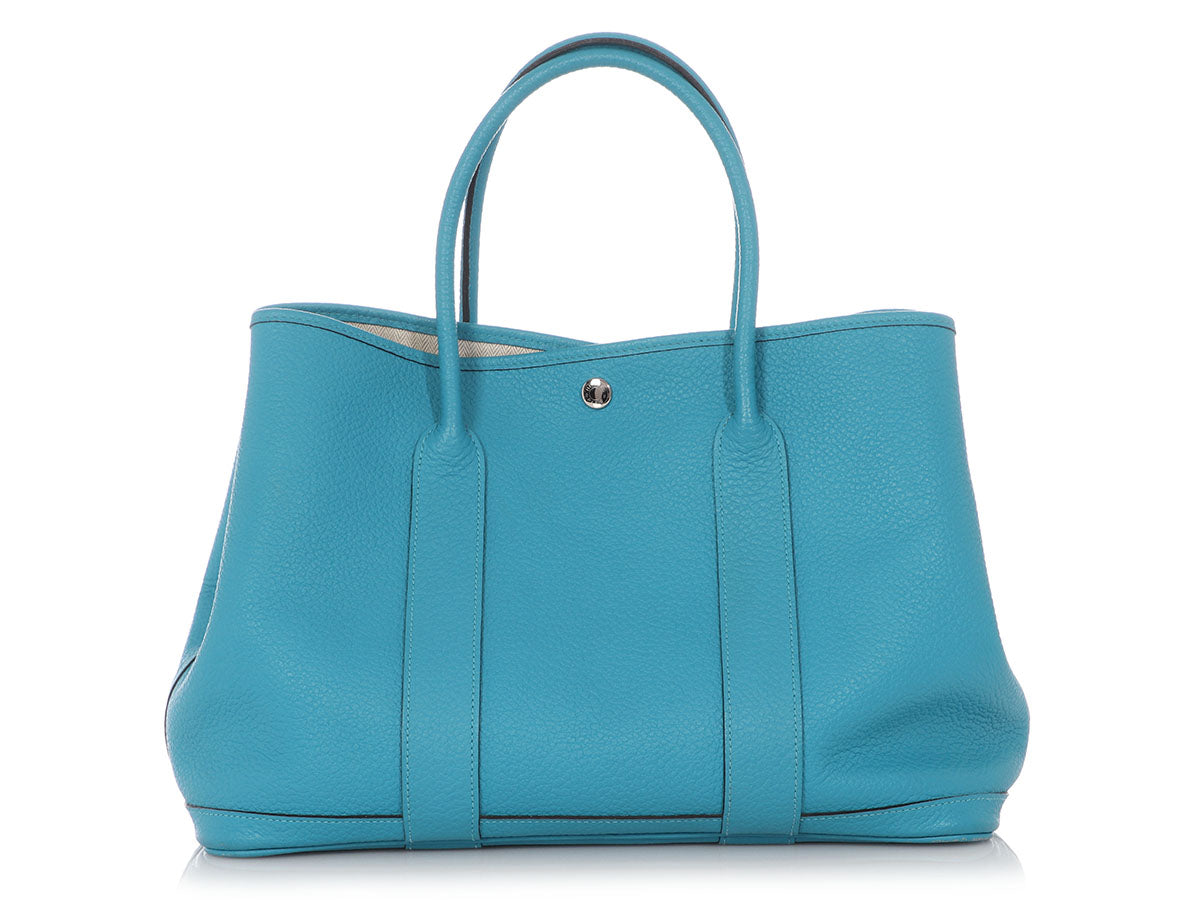 Hermès Negonda Garden Party 36 - Blue Totes, Handbags - HER493583
