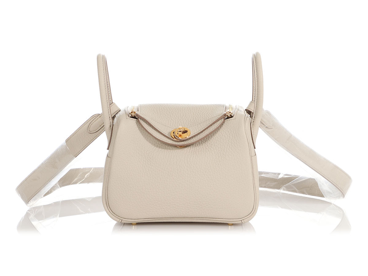 Hermès Mini Lindy 20 Bleu Orage Clemence Gold Hardware – Coco Approved  Studio