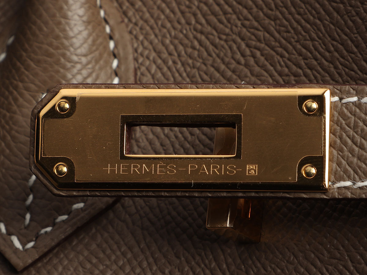 Hermès Birkin 30 Etoupe Epsom Gold Hardware GHW — The French Hunter