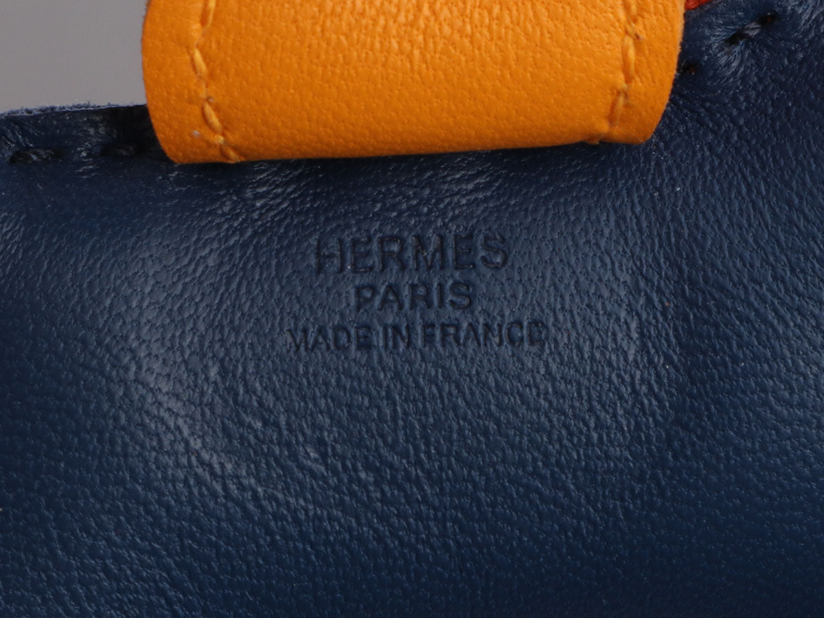 Hermès Hermès Rodeo PM Lambskin Horse Bag Charm-Baby Blue (Wallets