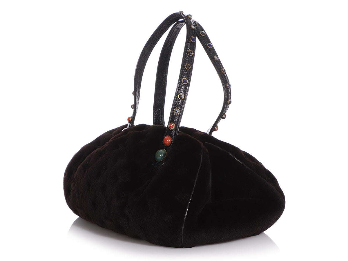 Louis Vuitton Mink Cabochons Demi Lune Bag - Neutrals Shoulder