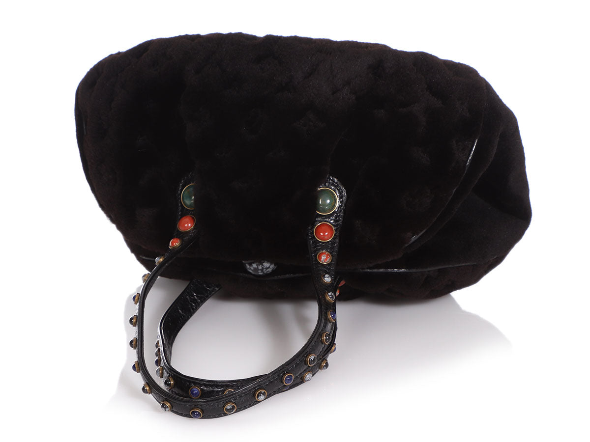 Coussin mink crossbody bag Louis Vuitton Black in Mink - 32020651