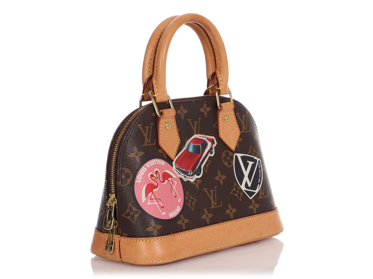 Louis Vuitton, Bags, Soldlouis Vuitton Alma Bb Monogram My Lv World Tour