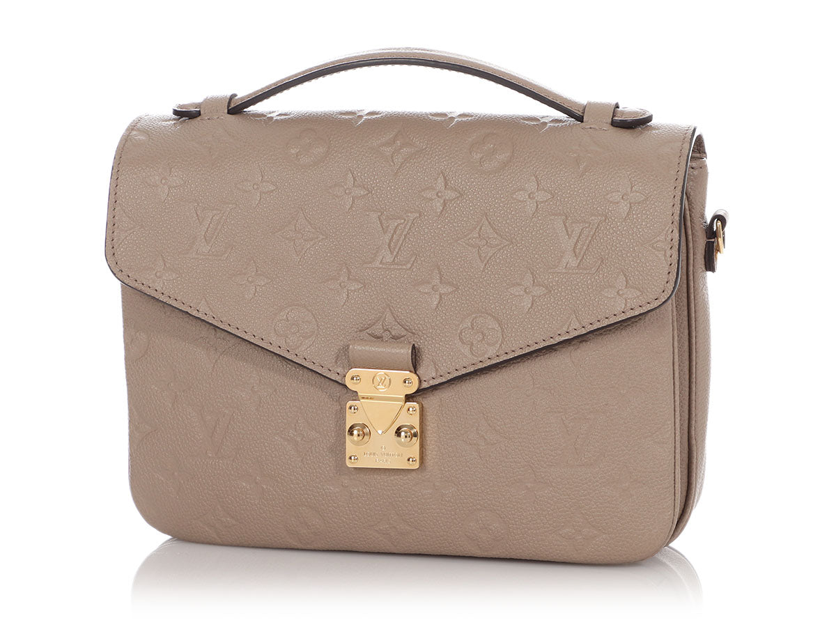 Louis Vuitton Turtle Dove Monogram Empreinte Leather Pochette Metis Bag -  Yoogi's Closet