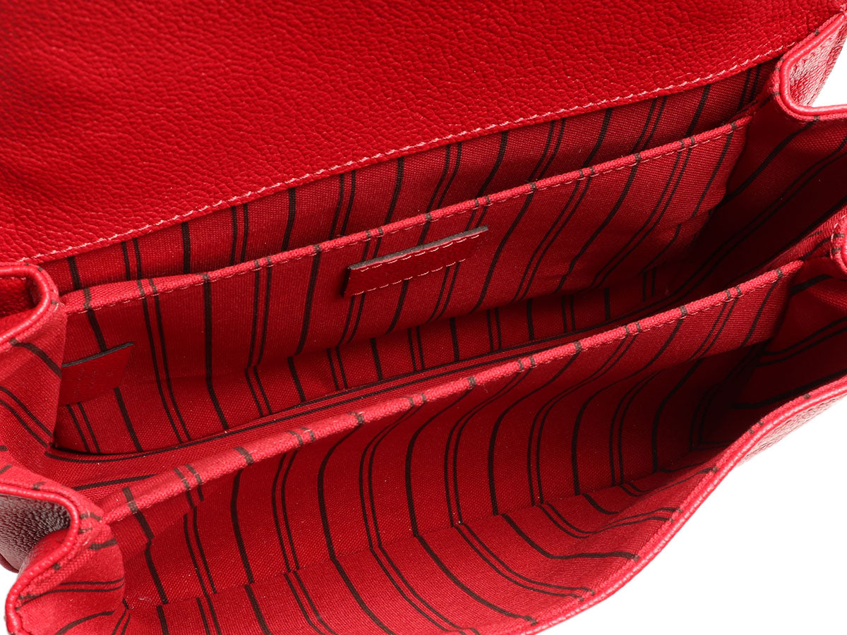 Red Louis Vuitton Monogram Empreinte Pont Neuf Mini Satchel – Designer  Revival
