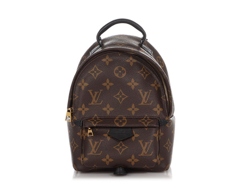 Mini Palm Springs Puffer Backpack, Used & Preloved Louis Vuitton Backpack, LXR USA, Blue