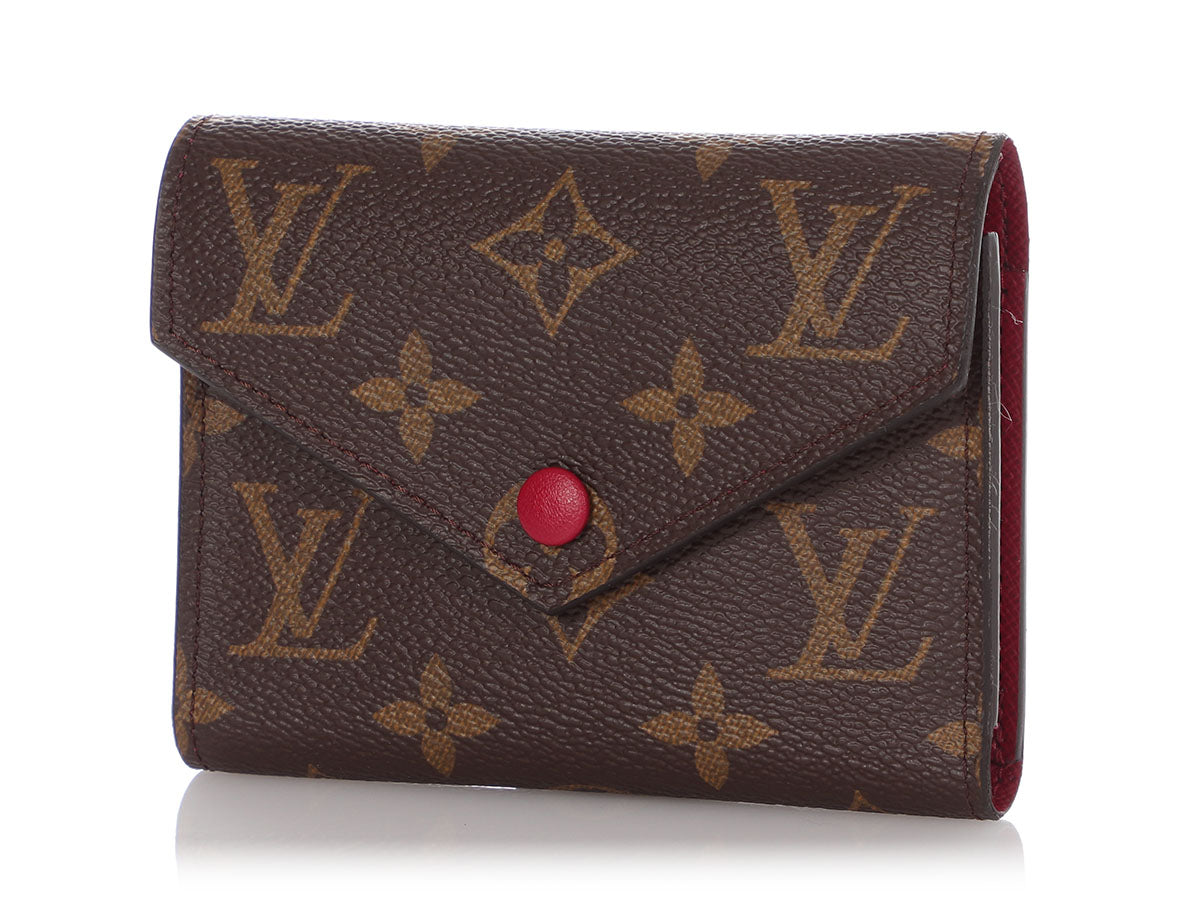 Louis Vuitton Victorine Wallet Pink in Coated Canvas with Gold