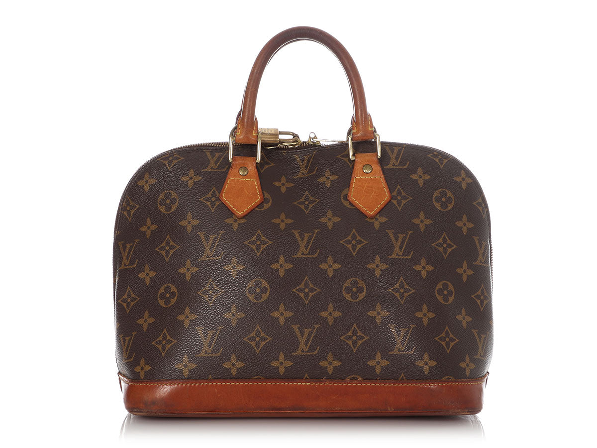 Handbags Louis Vuitton Louis Vuitton Monogram Alma Voyage mm Hand Bag M41446 LV Auth knn080